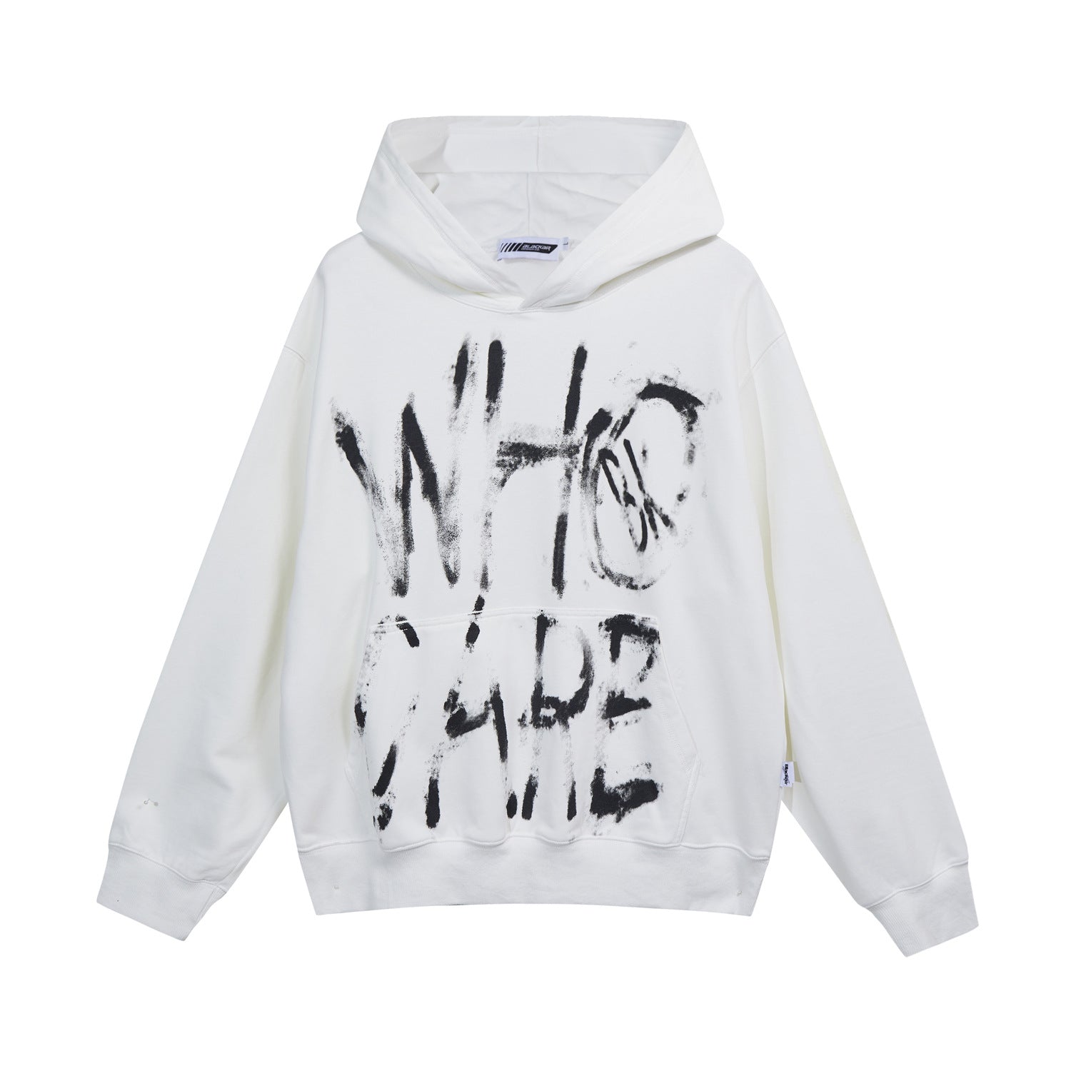 Tie-Dye Graffiti Loose Hooded Sweatshirt