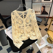 Soft Crochet Cardigan Coat for Women - New Arrival Top
