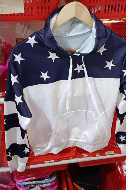 Women's Printed Hooded Sweatshirt | Stylish Pullover