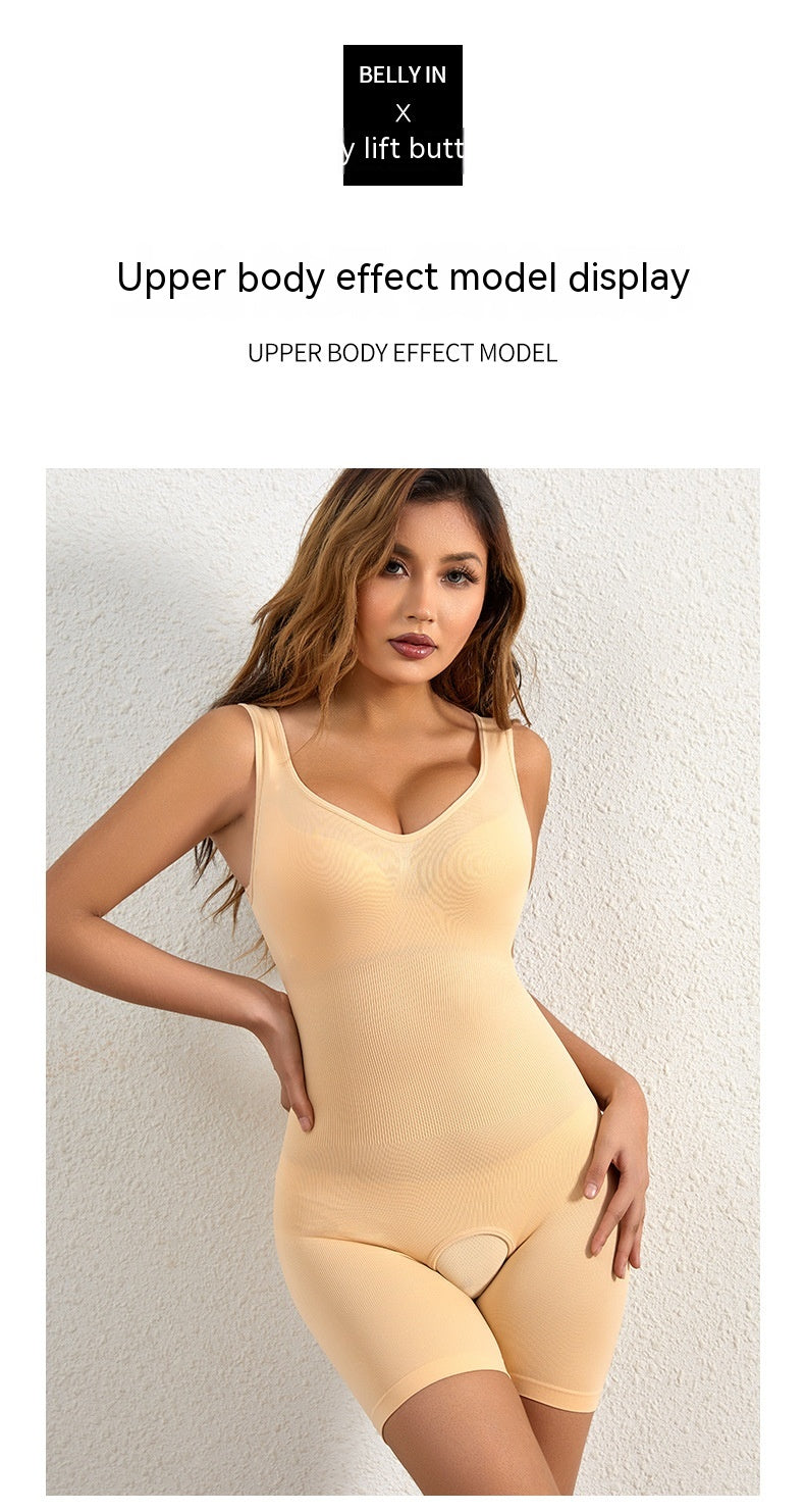 Seamless Postpartum Waist Trainer & Body Shaper Bodysuit