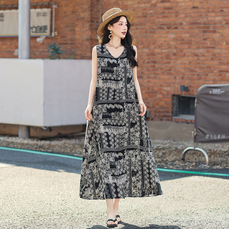 New Cotton-silk Dress for Women