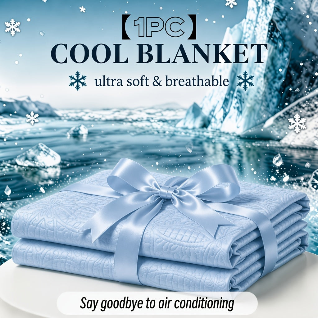 Summer Cooling Blanket – Single Piece, Bamboo Fiber, Double‑Sided Cooling Fabric