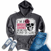 Korean Slouchy Printed Long Sleeve Loose Hoodie