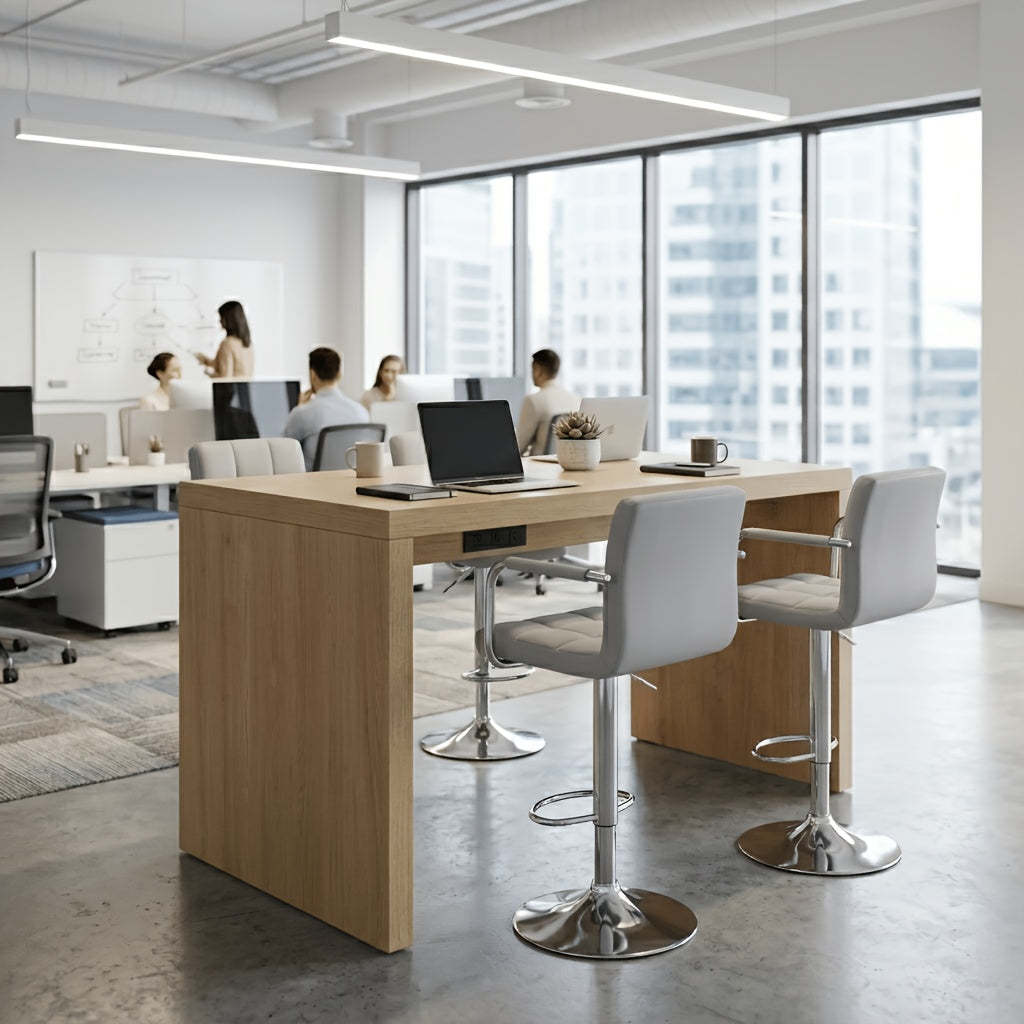 Adjustable Ergonomic Office Chair with Swivel Base