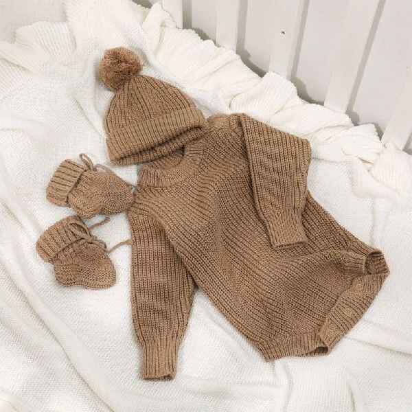 Cozy Cotton Newborn Baby Long Romper & Sleepsuit