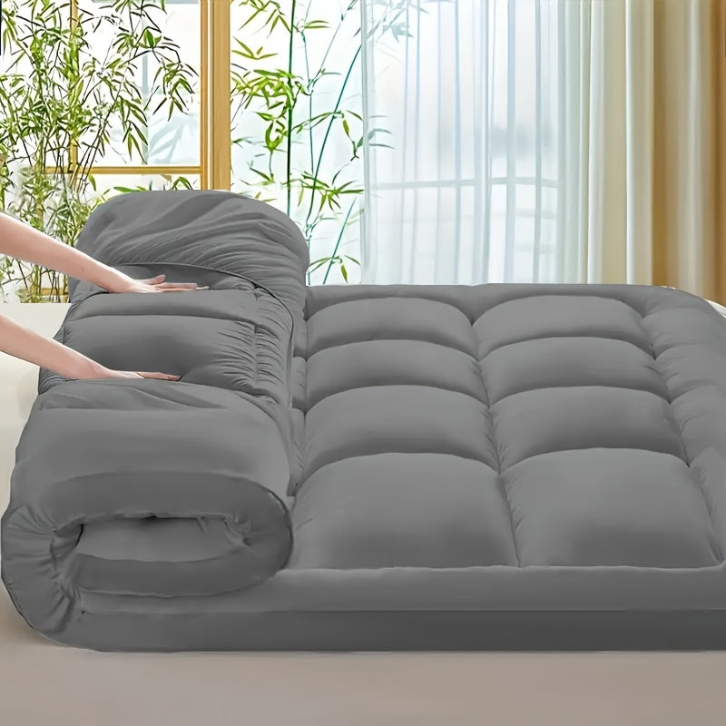 Extra Thick 8-21\" Deep Pocket Cooling Mattress Topper - Breathable Mattress Protector Top Stretches, Comfort Support Back Mattress Pad Cover