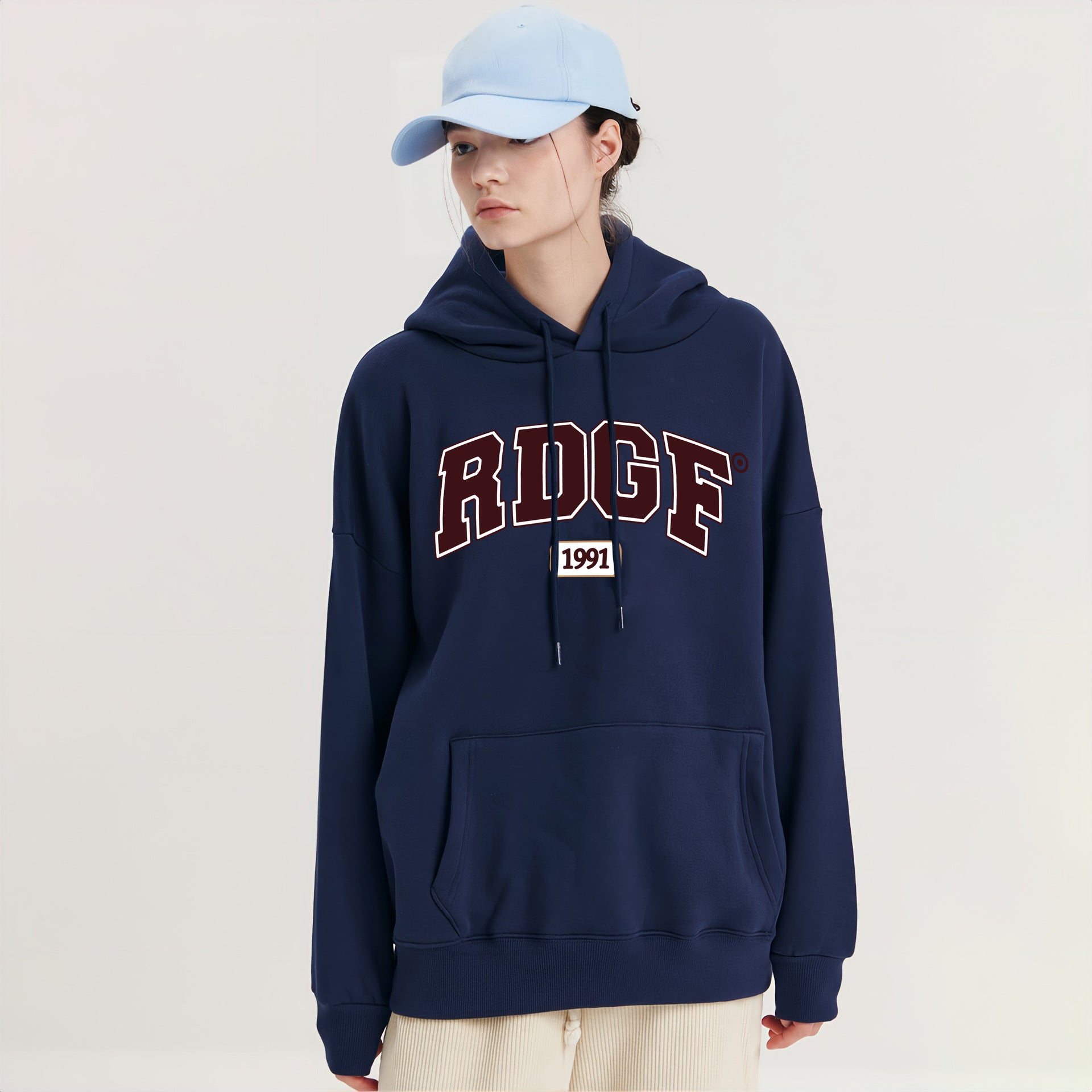 Chic Off-The-Shoulder Hooded Sweater for Women