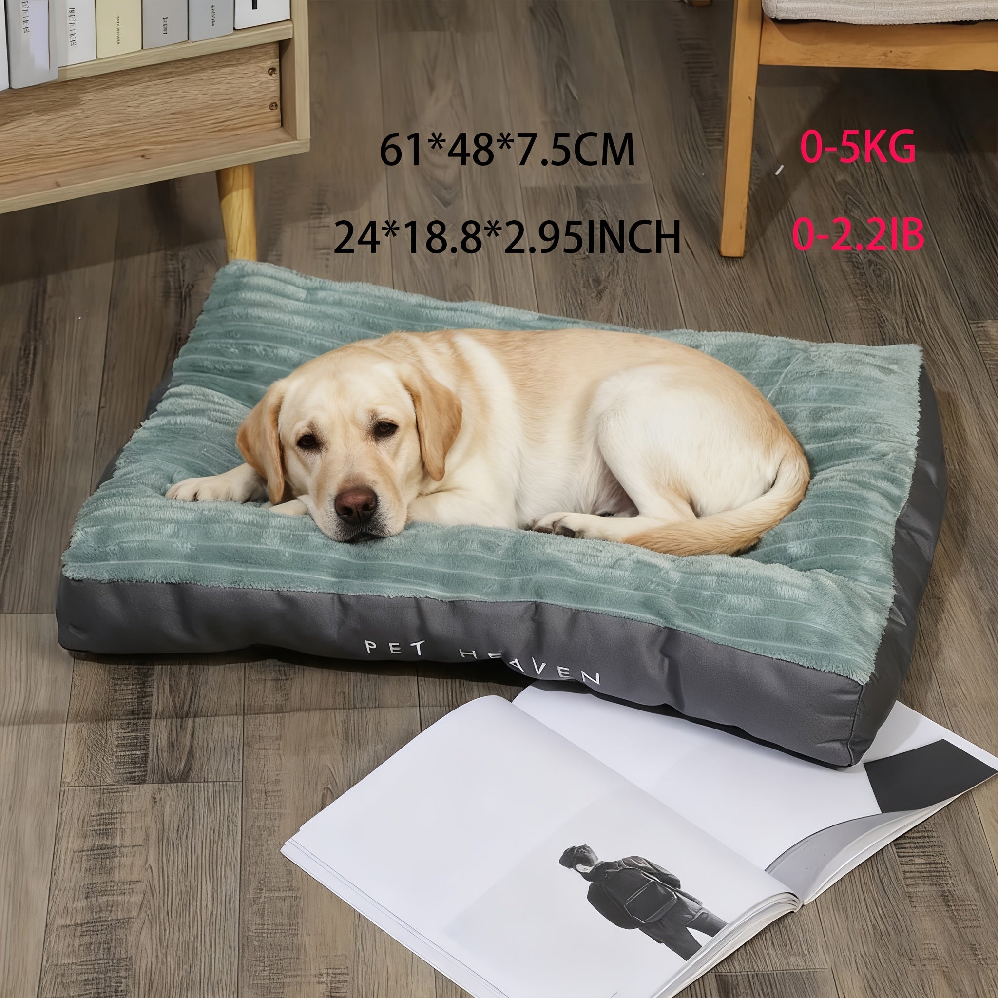 Giant Luxury Xxl Large Dog Bed - Human-Size Design For Big And Medium Breeds, Breathable In Summer, Warming Winter Supportive Pet Couch & Kennel. Extra-Large Size Suitable To All Climates With Remo...