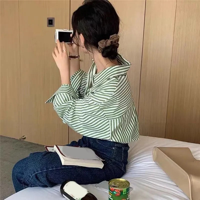 Fashion Casual Temperament Shirt Top For Women