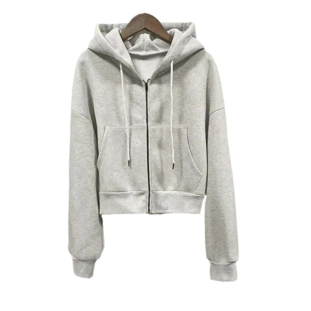 Casual Loose Long Sleeve Drawstring Hoodie