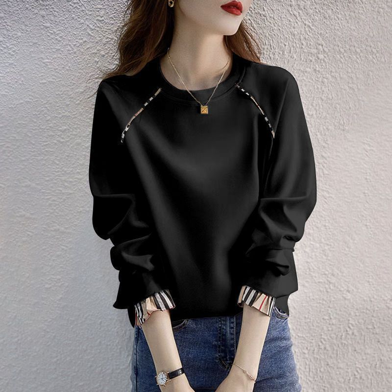 Korean-Style Loose Cotton Hooded Sweater for Women