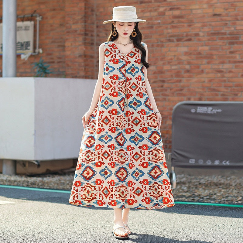 New Cotton-silk Dress for Women