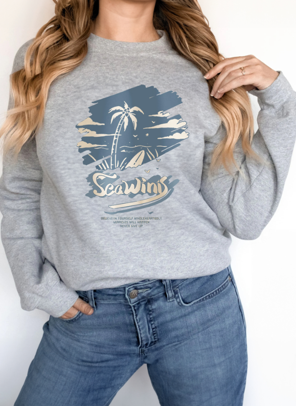 Women's Long Sleeve Printed Casual Hoodie