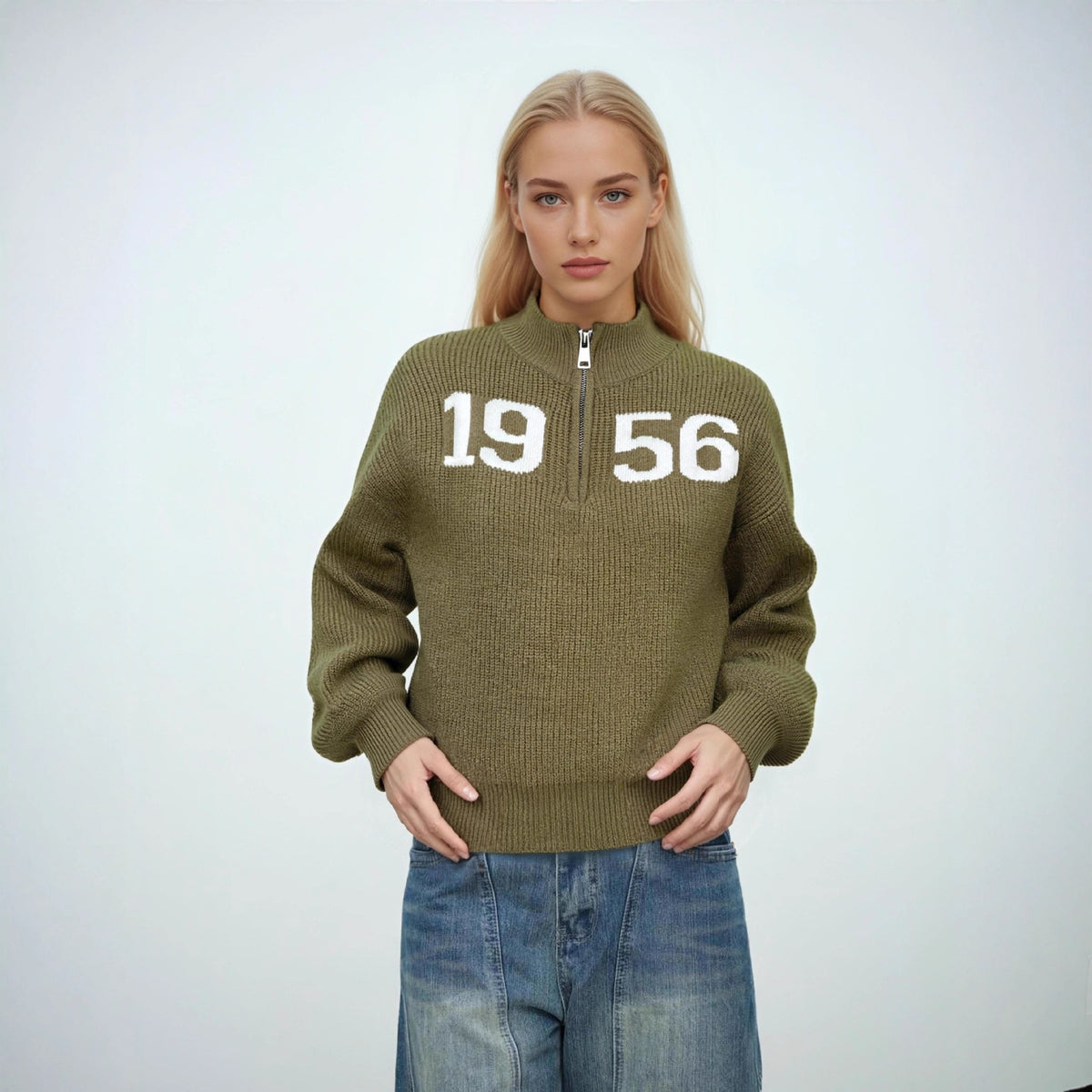 Knitwear Casual Loose Long Sleeve Women's Sweater