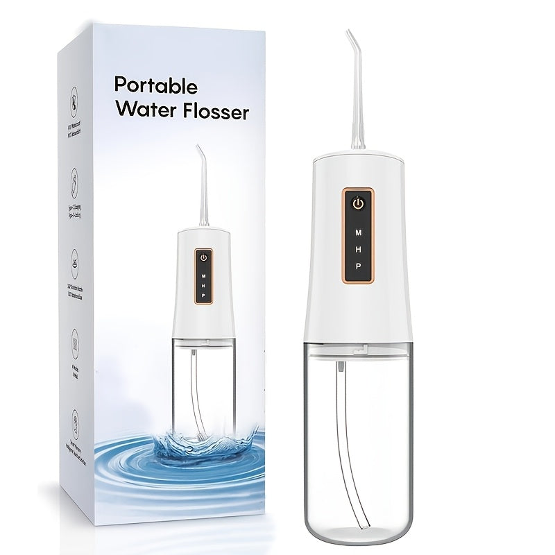 Portable Water Flosser with 360° Rotating Nozzle and 3 Cleaning Modes