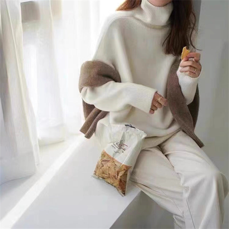 New Autumnwinter French-style Retro Relaxed Sweater