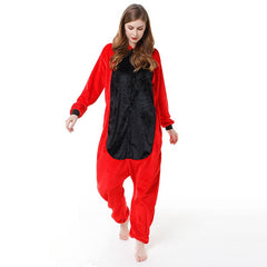 Cozy Flannel Dinosaur Animal One-Piece Pajamas