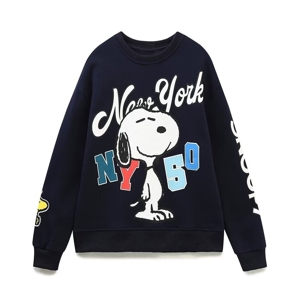 Women's 3D Digital Print Casual Long Sleeve Sweater