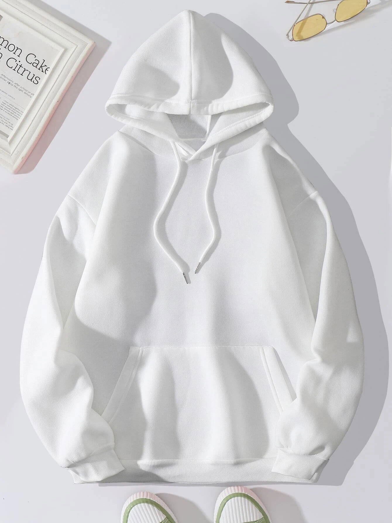 Women's Casual Letter Print Drawstring Hoodie