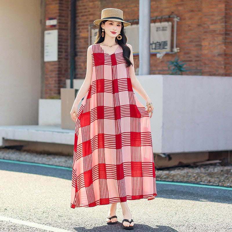 New Cotton-silk Dress for Women