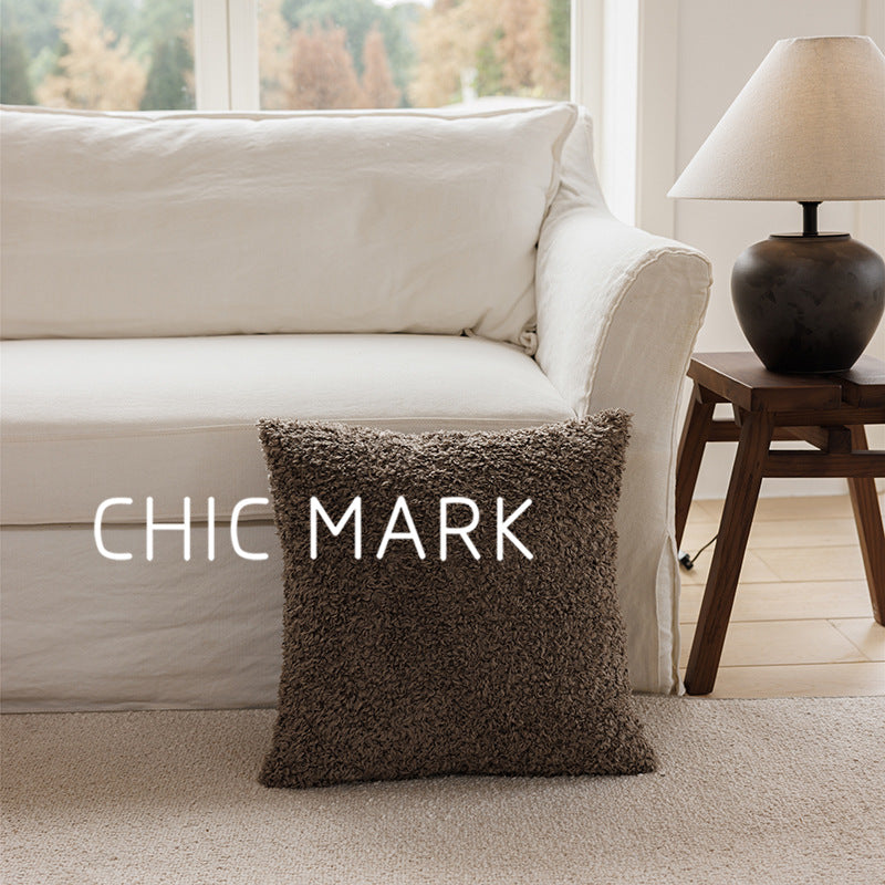 Geometric Jacquard Throw Pillow Cover with Insert – Soft Home Accent