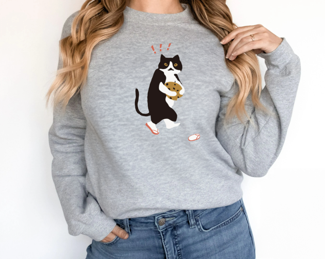 Chic Solid Color Long Sleeve Sweatshirt for Women