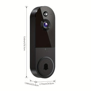1080P Video Doorbell Camera, Intelligent Body Detection, Cloud Storage, Real-time View, Two-way Audio, Infrared Night Vision, Battery Powered, Monitoring