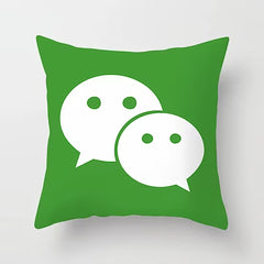 Chat Software Pattern Pillowcase
