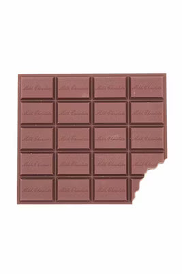 Chocolate-scented notepad 8.5 x 10 cm with unlined paper