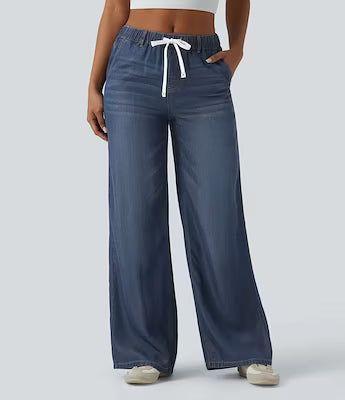 Comfy Wide-Leg Jeans