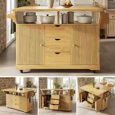 Compact Kitchen Trolley with Ergonomic Height