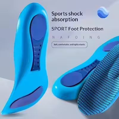 Correct Flat Feet with Comfortable Insoles