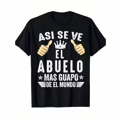 Couple's Solid Color T-Shirts with Fun Prints