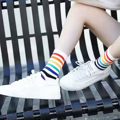 Cozy Candy Stripe Socks
