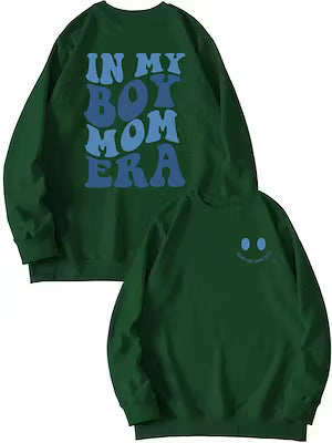 Cozy Double-Sided Printed Long-Sleeve Pullover Sweatshirt - image 2