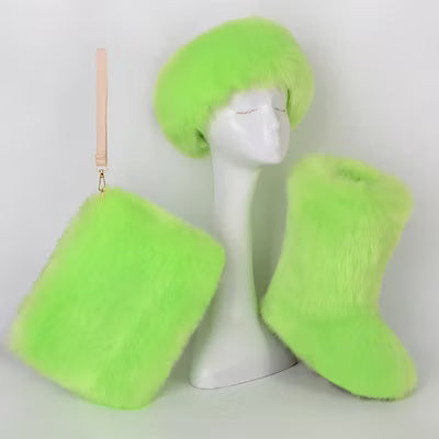 Cozy Fur Snow Boots - image 3