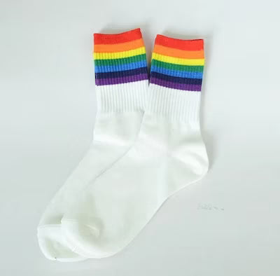 Cozy Rainbow Socks