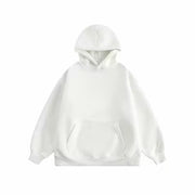 Cozy Solid Color Couple's Casual Pullover Hoodie