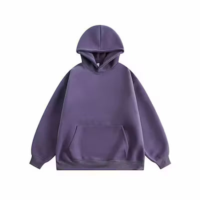 Cozy Solid Color Couple's Casual Pullover Hoodie - image 10