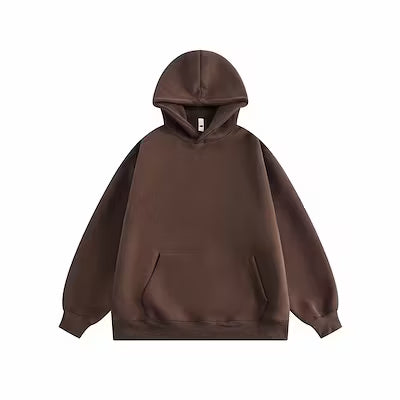 Cozy Solid Color Couple's Casual Pullover Hoodie - image 12