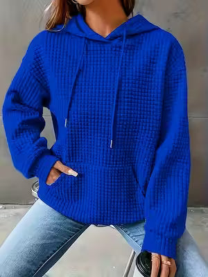 Cozy Solid Color Long-Sleeve Casual Pullover Sweater - image 4