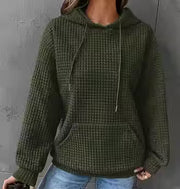 Cozy Solid Color Long-Sleeve Casual Pullover Sweater