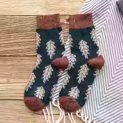 Cozy Wool Christmas Socks