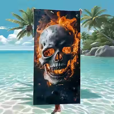 Creative Printing Quick-drying Microfiber Beach Towel