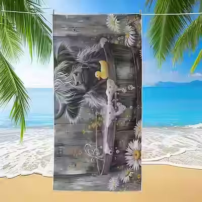 Creative Printing Quick-drying Microfiber Beach Towel
