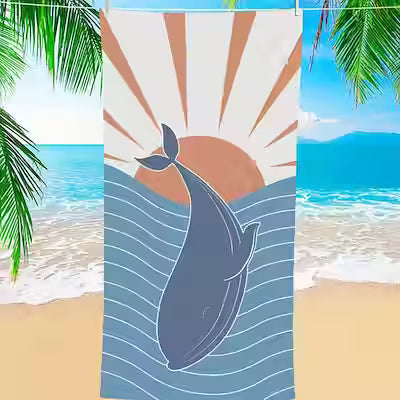 Creative Printing Quick-drying Microfiber Beach Towel