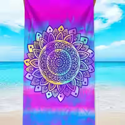 Creative Printing Quick-drying Microfiber Beach Towel