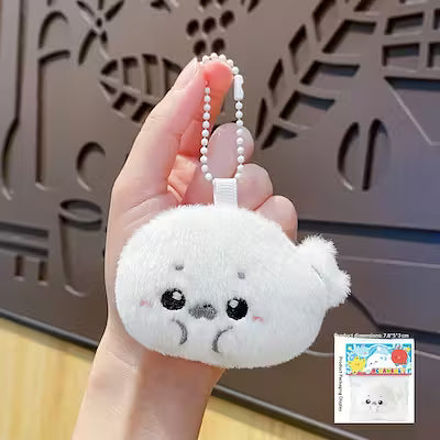 Cute Cartoon Seal Keychain