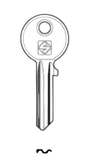 Cilindro de la llave superior - Silca: AB3 (Errebi: Au5pd)