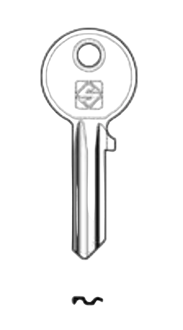Cilindro de la llave superior - Silca: AB3 (Errebi: Au5pd)